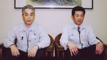 生産技術グループマネジャー野村氏(左)と養老製造リーダー寺村氏