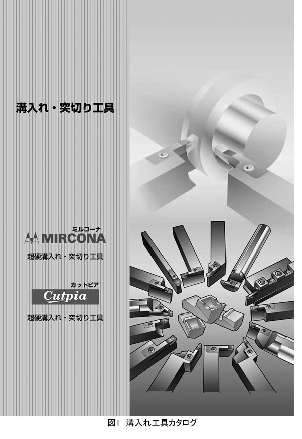 図1 溝入れ工具カタログ